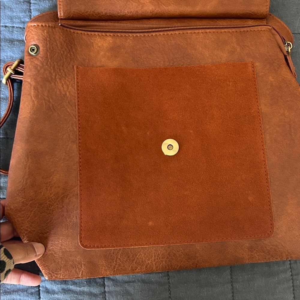 Stylish Brown Backpack - Picture 6 of 8